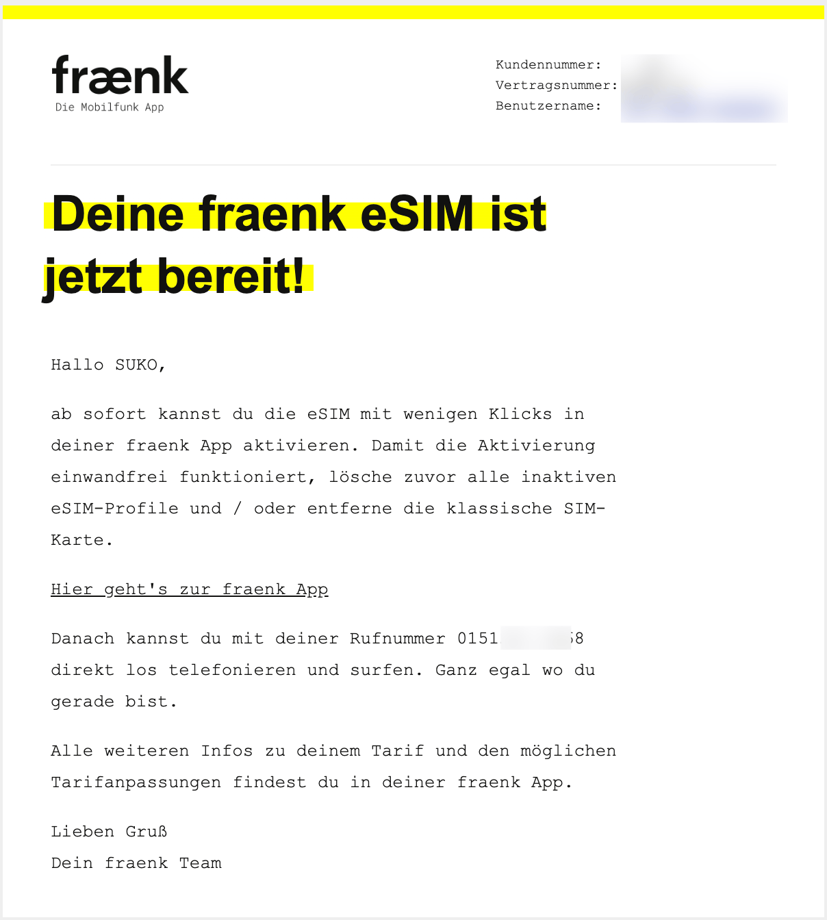 Fraenk 驗證